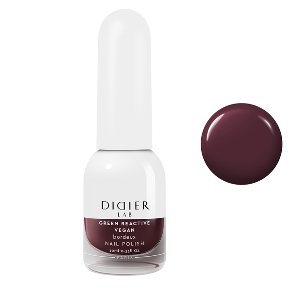 Veganer Nagellack, hema frei, Bordeux, DidierLab, 10ml