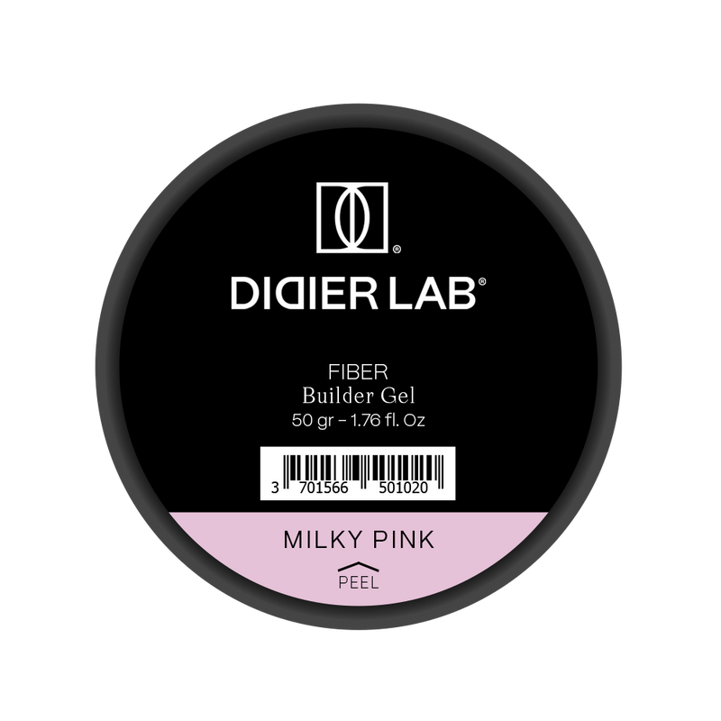 Fiber builder gel, Didier Lab, Milky Pink, 50g