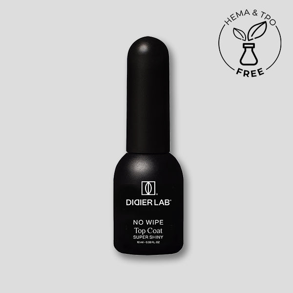 Top Coat No Wipe Super Shiny, Didier Lab, HEMA&TPO frei, 10 ml