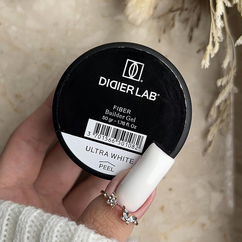 Fiber builder gel, Didier Lab, Ultra White, 50g